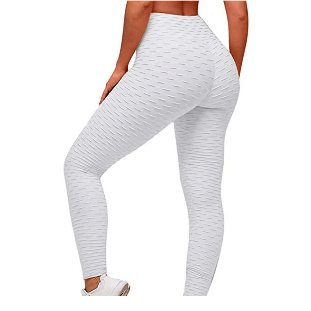 Body Shaping High Wasted Textured Leggings
